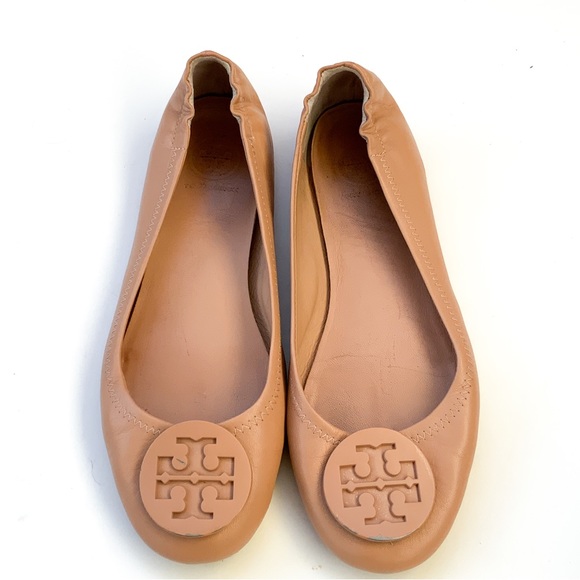 Tory Burch Shoes - Tory Burch Light Oak Ballet Flats Size 7